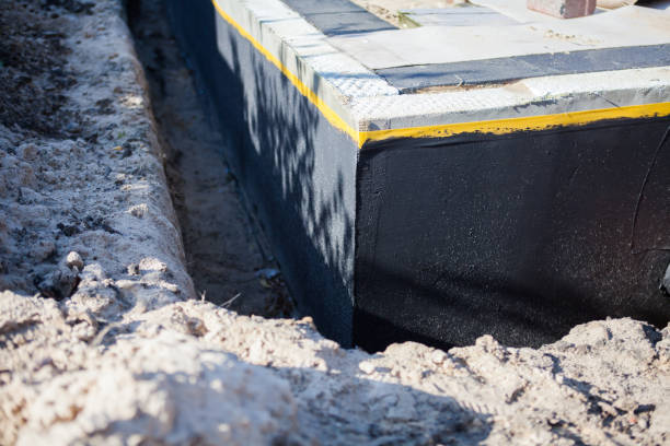 Residential Exterior Waterproofing installation at a Belmont, NC home by SJ Waterproofing Pros