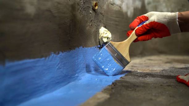 Commercial Exterior Waterproofing project at a Belmont, NC business property by SJ Waterproofing Pros